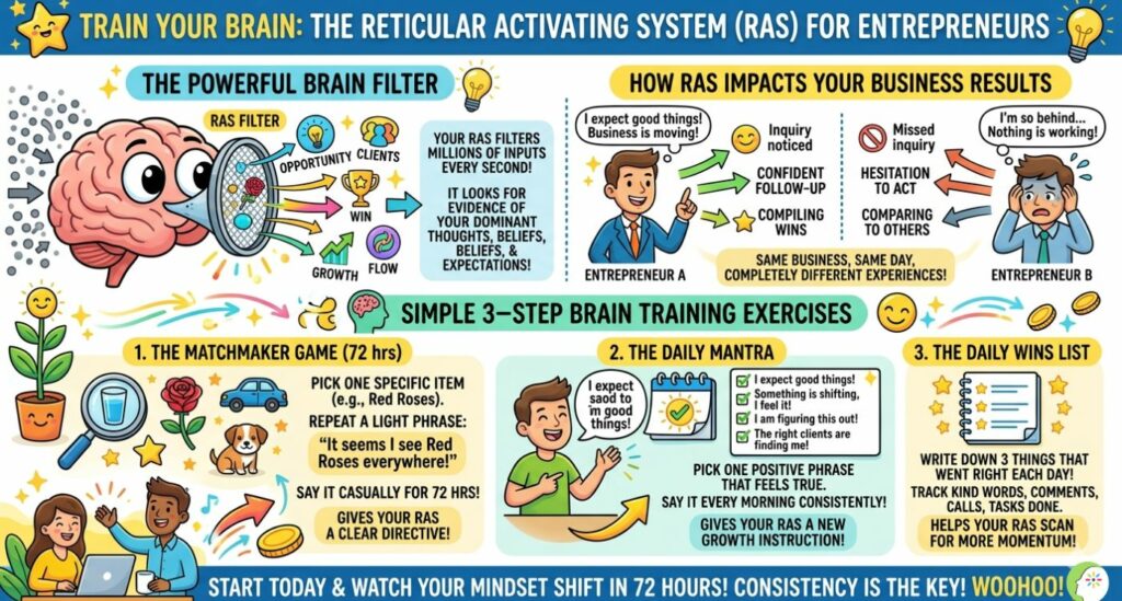 Exercises for Reticular Activating System