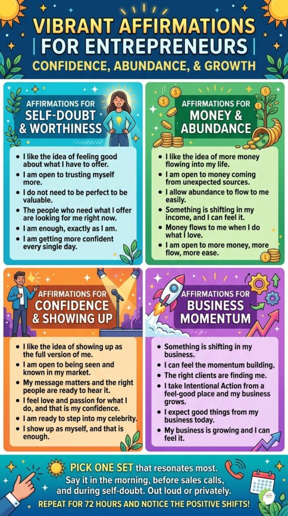 Daily Affirmations for Business Growth